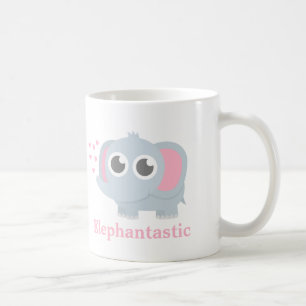 Mug Bébé éléphant mignon avec amour pour les filles