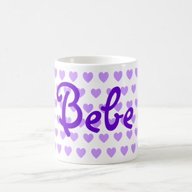 Mug Bebe en violet (Centre)