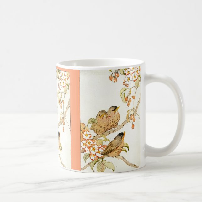 Mug Bébé et fleurs de pomme (Droite)