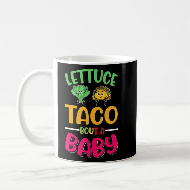 Mug Bébé Faire-part laitue Taco Bout A Baby (Gauche)