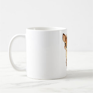 Mug Bébé Faon Mignon Dessin Animé Illustration de Cerf