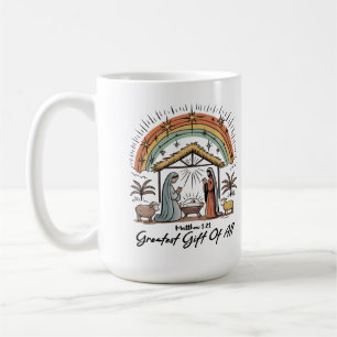 Mug Bébé Jésus Marie Joseph Nativité Christian