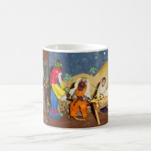 Mug bébé Jésus Marie trois rois Noël nativité