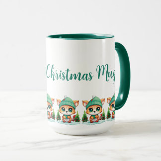 Mug Bébé mignon animal Noël Customisé