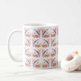 Mug Bébé narval mignon coquillages océan