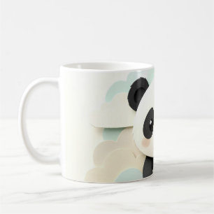 Mug Bébé Panda Plié Origami Mignon