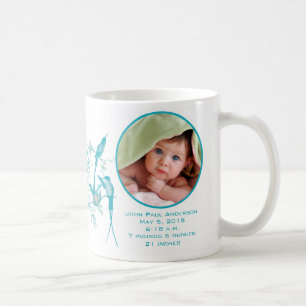 Mug Bébé Photo Cute Hummingbird Family
