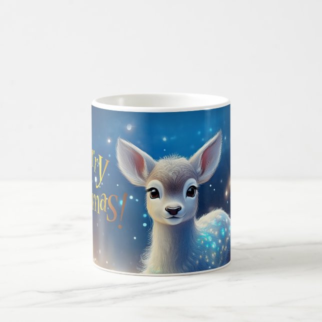 Mug Bébé Reindeer avec joyeux voeux de Noël (Centre)
