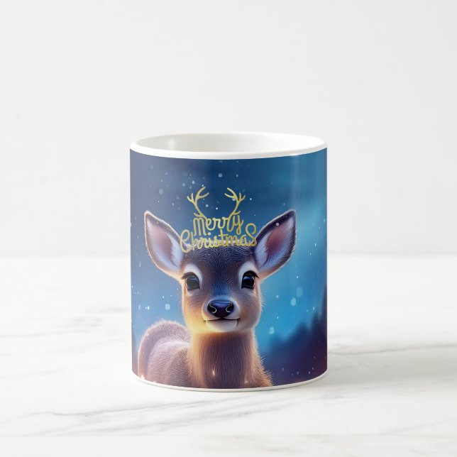 Mug Bébé Reindeer avec joyeux voeux de Noël (Centre)