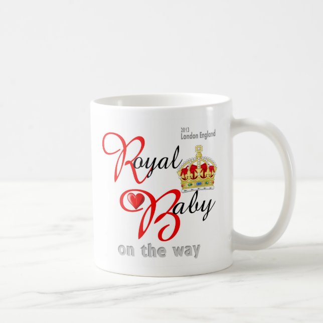 Mug Bébé royal de Kate et de William sur le chemin (Droite)
