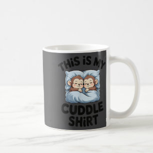Mug Bébé singe mignon les amoureux c'est mon câlin