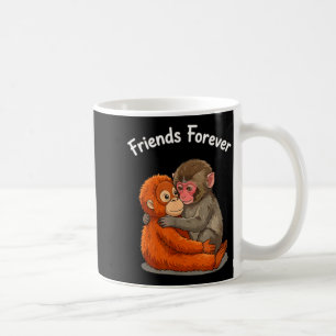 Mug Bébé singe poing & orang-outan amis pour toujours