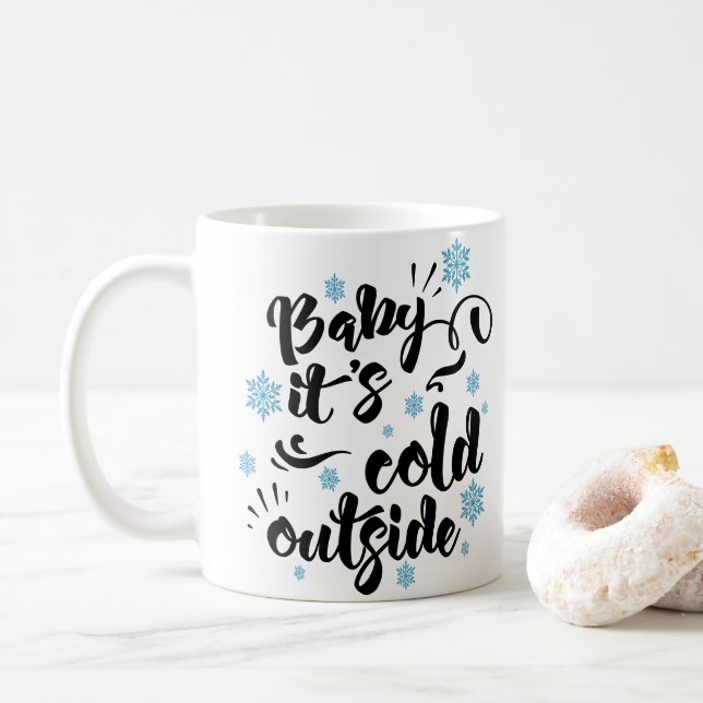 Mug Bébé son froid typographie extérieure Vacances d'h (Avec donut)