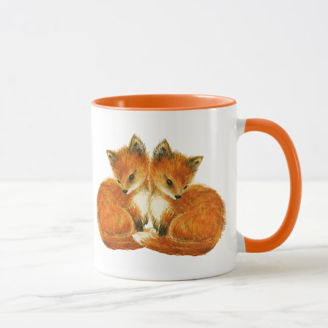 Mug Bébé Twin Foxes (Droite)