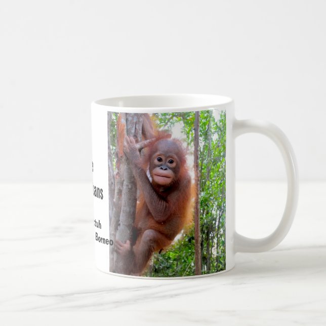 Mug Bébé Uttuh de conservation d'orang-outan (Droite)