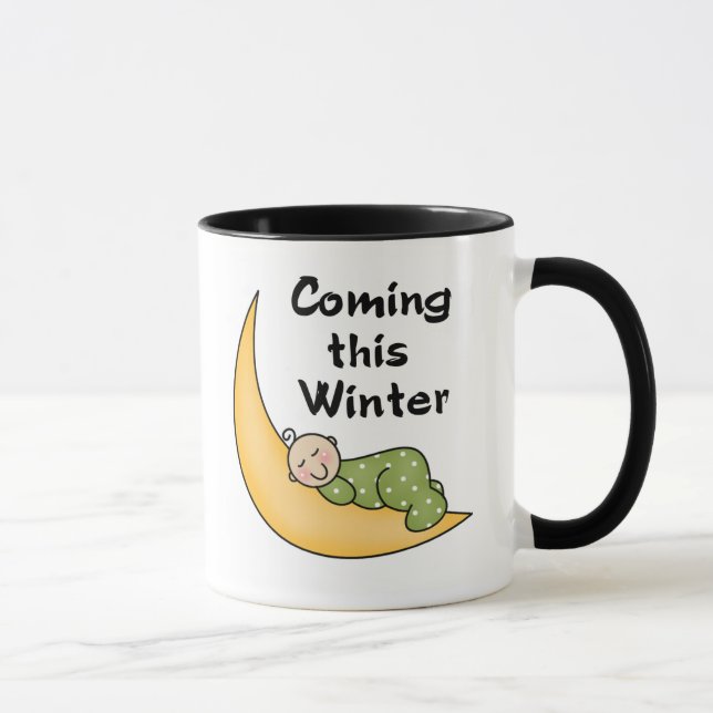 Mug Bébé venant cet hiver (Droite)