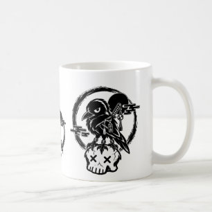 Mug Bébé Yatagarasu (Corbeau à trois pattes) Sur Crâne