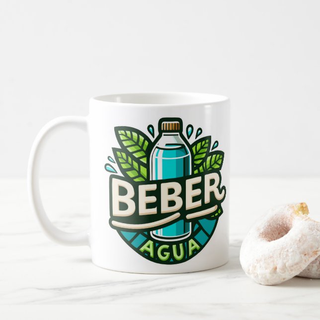 Mug Beber agua (Avec donut)