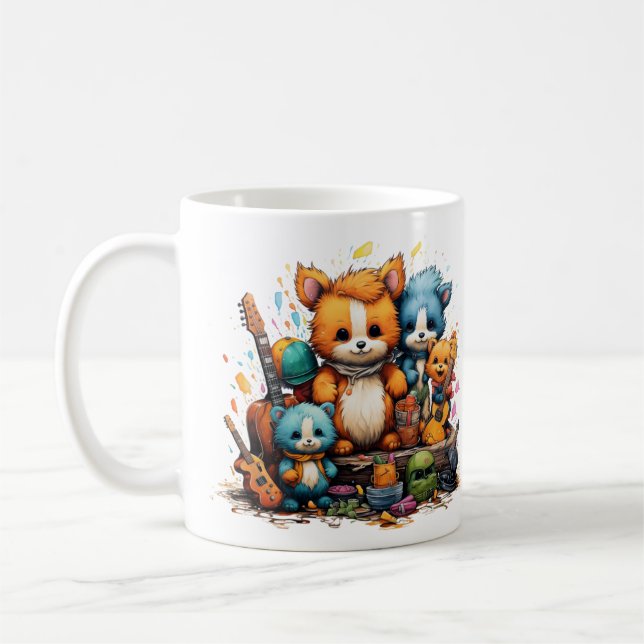 Mug Bébés adorables mignons Animaux (Gauche)