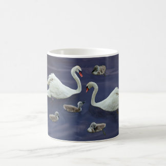 Mug bébés de la famille 4 de cygne