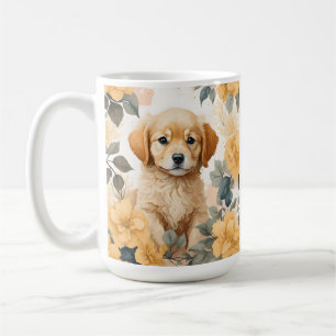 Mug Bébés mignons animaux Golden Retriever Puppy