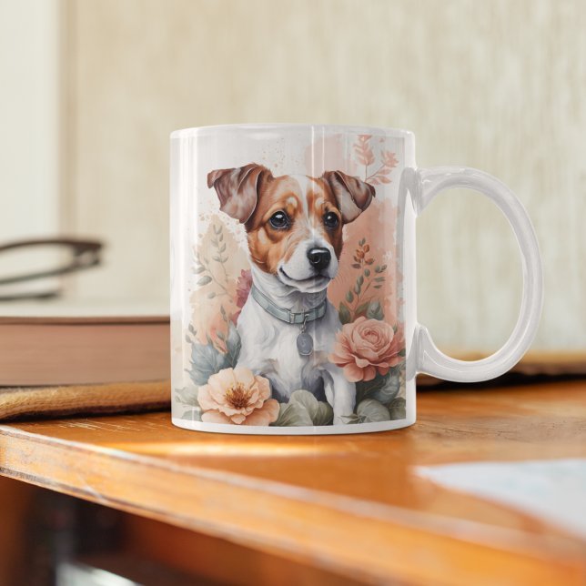 Mug Bébés mignons animaux | Jack Russell Terrier Puppy (Créateur téléchargé)