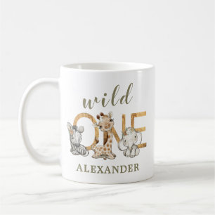Mug Bébés mignons animaux sauvages d'un safari anniver
