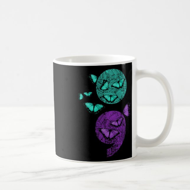 Mug Bécasseaux semi-olons de sensibilisation au suicid (Droite)