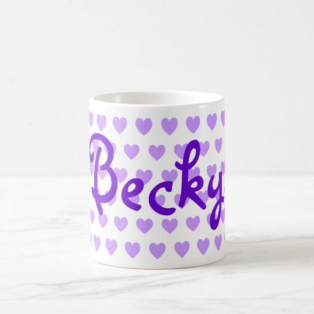 Mug Becky en violet (Centre)