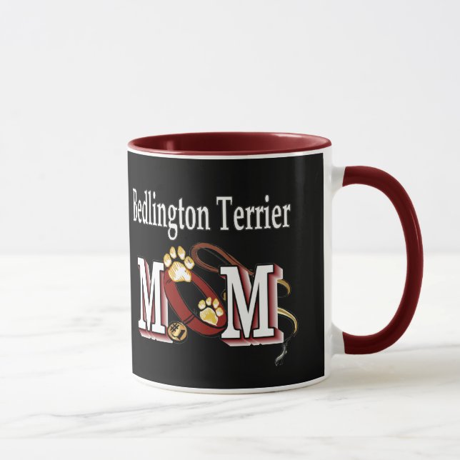 Mug Bedlington Terrier Dog MOM (Droite)