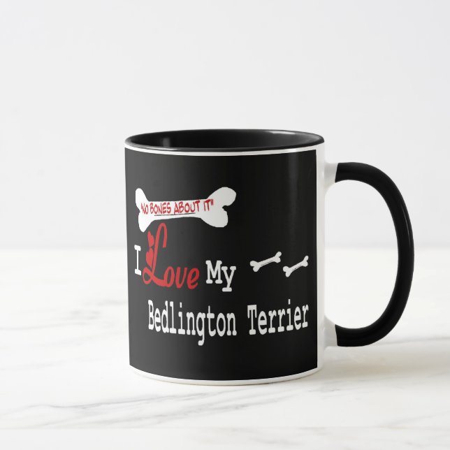 Mug Bedlington Terrier (I Love) (Droite)