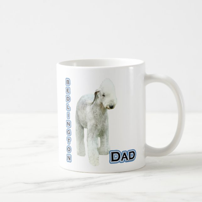 Mug Bedlington Terrier Papa 4 (Droite)