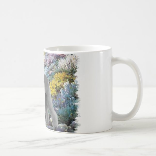 Mug Bedlington Terrier Summer Garden Art (Droite)