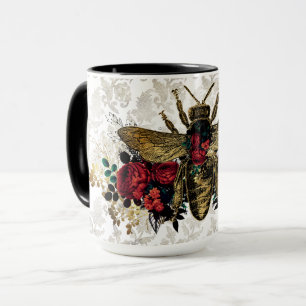 Mug Bee gothique et Rose