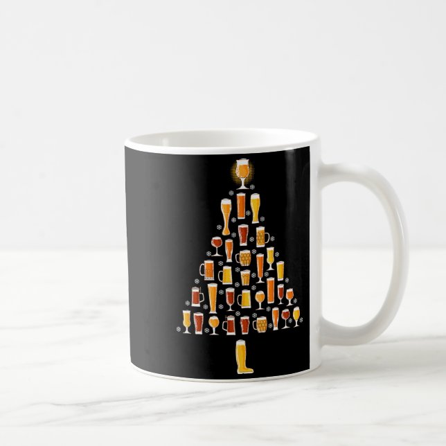 Mug Beer Christmas Tree Men Women Beer Ugly Christmas  (Droite)