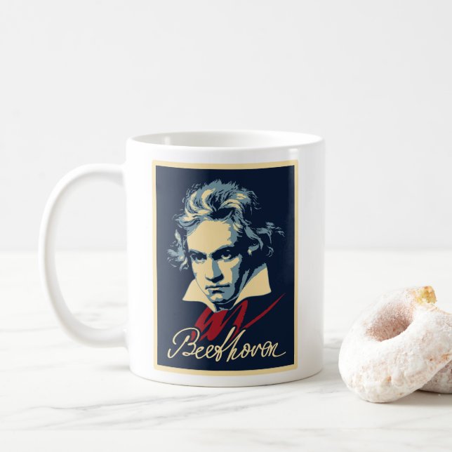 Mug Beethoven (Avec donut)
