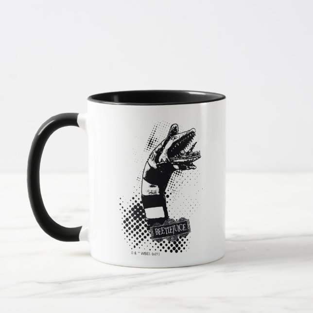 Mug Beetlejus | Illustration du ver de sable (Gauche)
