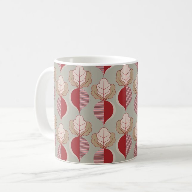 Mug Beets merveilleuses - couleurs vintages (Devant gauche)