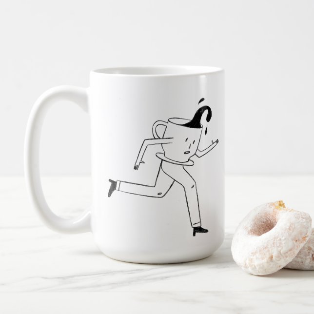 Mug Behind every successful person is a strong cup  (Avec donut)