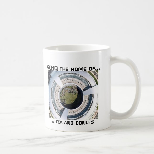 Mug Beignet de GCHQ,… thé et butées toriques, GCHQ la (Droite)