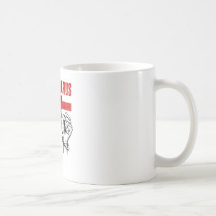 Mug BELARUS Pogonya Biélorussie Drapeau Blanc Rouge Wh