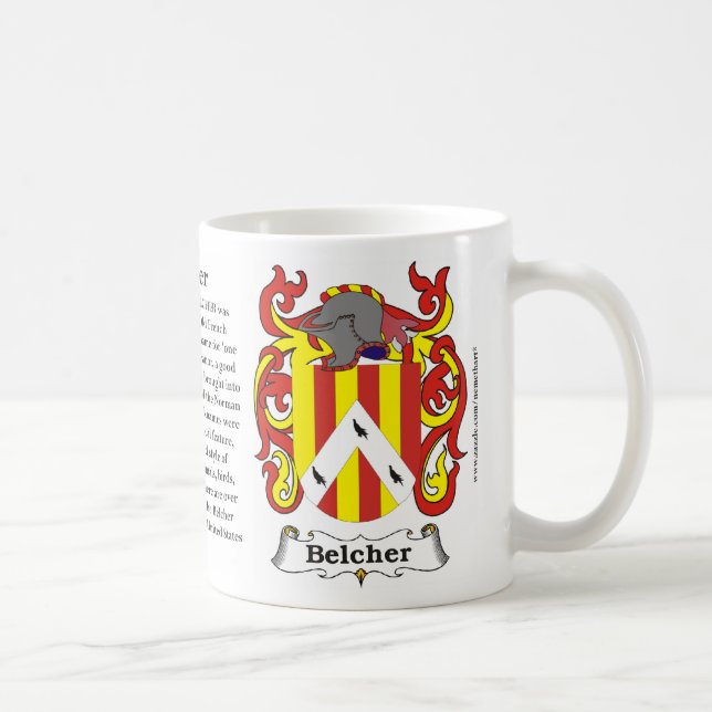 Mug Belcher, origine, signification et la crête (Droite)
