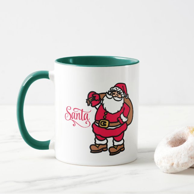 Mug Beleive à Père Noël (Avec donut)
