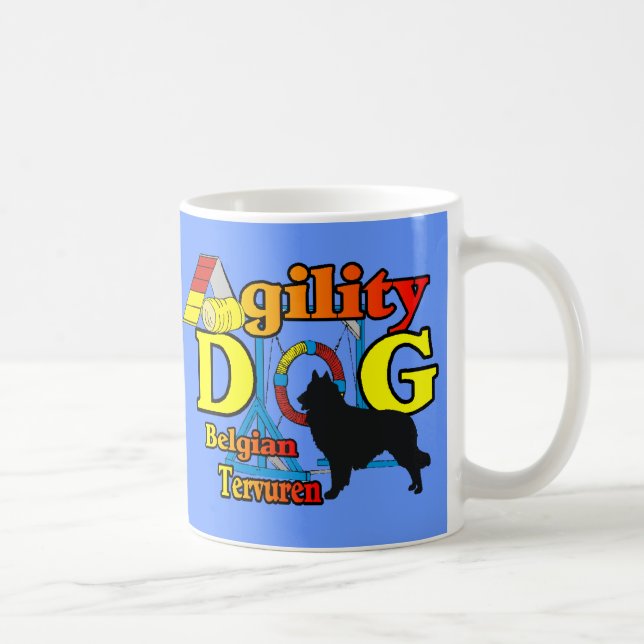 Mug Belge Tervuren Agility Shirts Cadeaux (Droite)