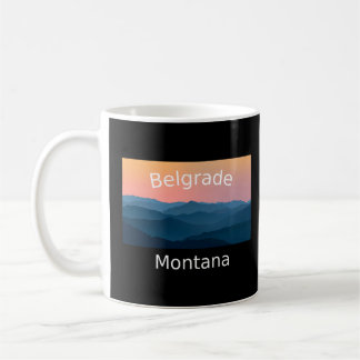 Mug Belgrade Montana coucher de soleil