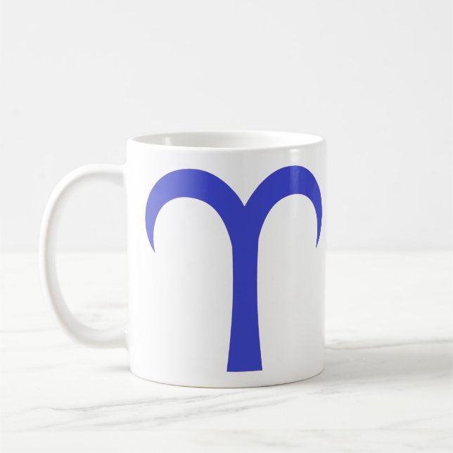 Mug Bélier en bleu (Gauche)