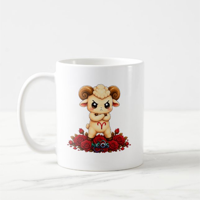Mug Bélier Kawaii Zodiaque Neos (Gauche)
