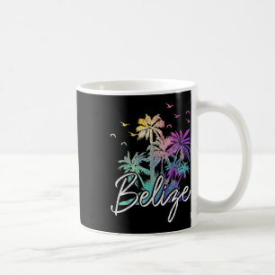 Mug Belize Beach Palm Trees Vintages