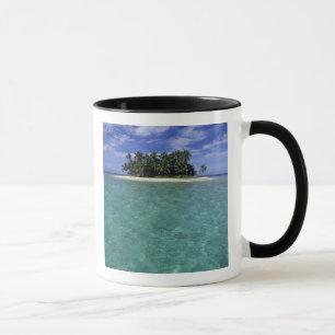 Mug Belize, récif barrière, île ou cayon sans nom.