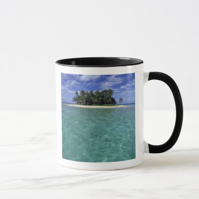 Mug Belize, récif barrière, île ou cayon sans nom. (Droite)